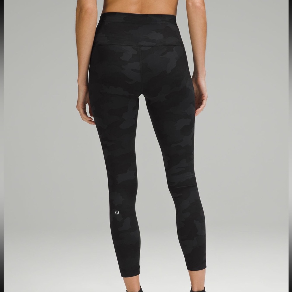 Lululemon Wunder Train High-Rise Tight 25. Color Heritage Camo Deep Coal Multi